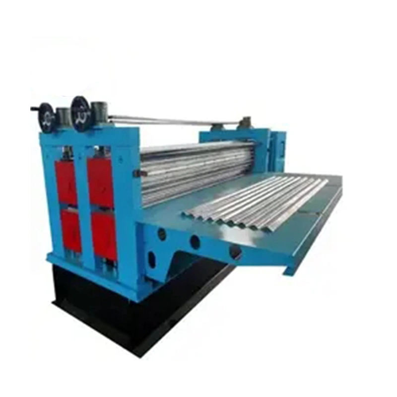 Philippines Indonesia Easy Operate Metal Thin Steel Plate Barrel Horizontal Corrugating Roofing Tile Rolling Machinery From Zk