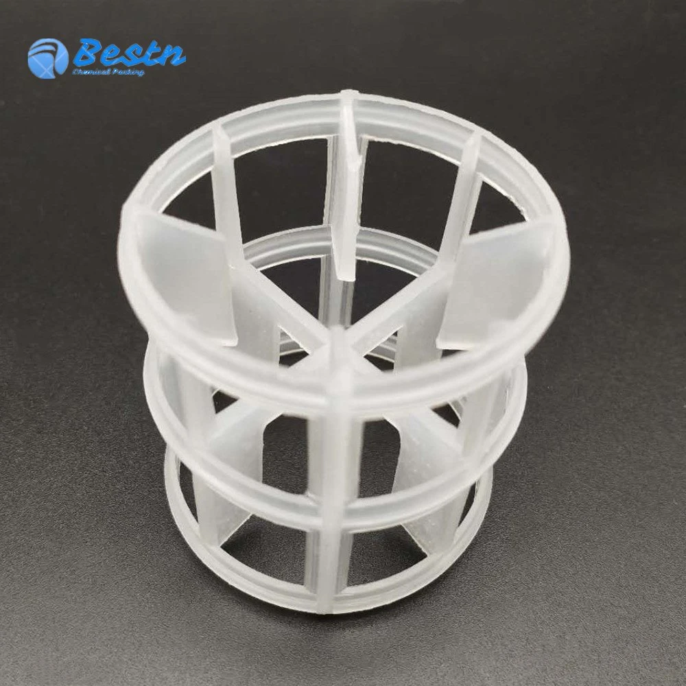 50, 76mm PP Rpp CPVC HDPE PVDF Plastic Packing High Flow Ring