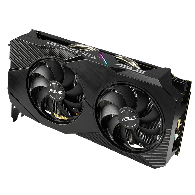 Carte graphique Nvidia Asus Geforce Rtx 2060 surcadencé 6g de mémoire GDDR6 Dual-Fan Evo 32MH 135W pour carte graphique GPU GPU Gpui derricks Coin Prix de gros