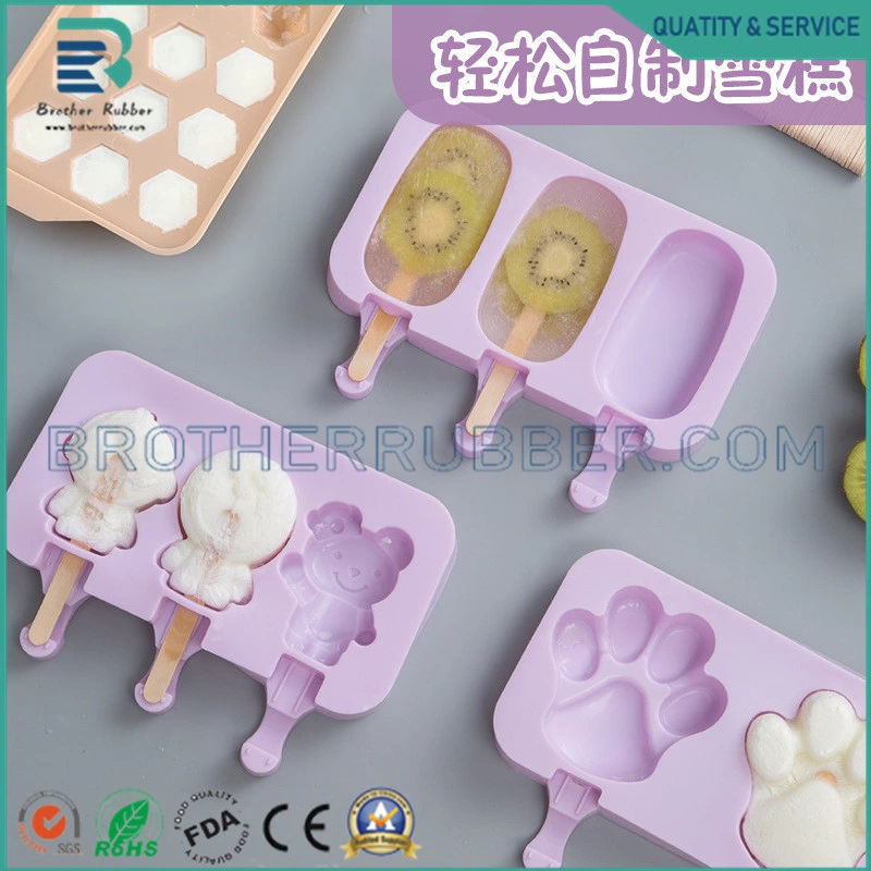 Selling Silicone Ice Pop Popsicle Molds Ice Cream Making Mold
