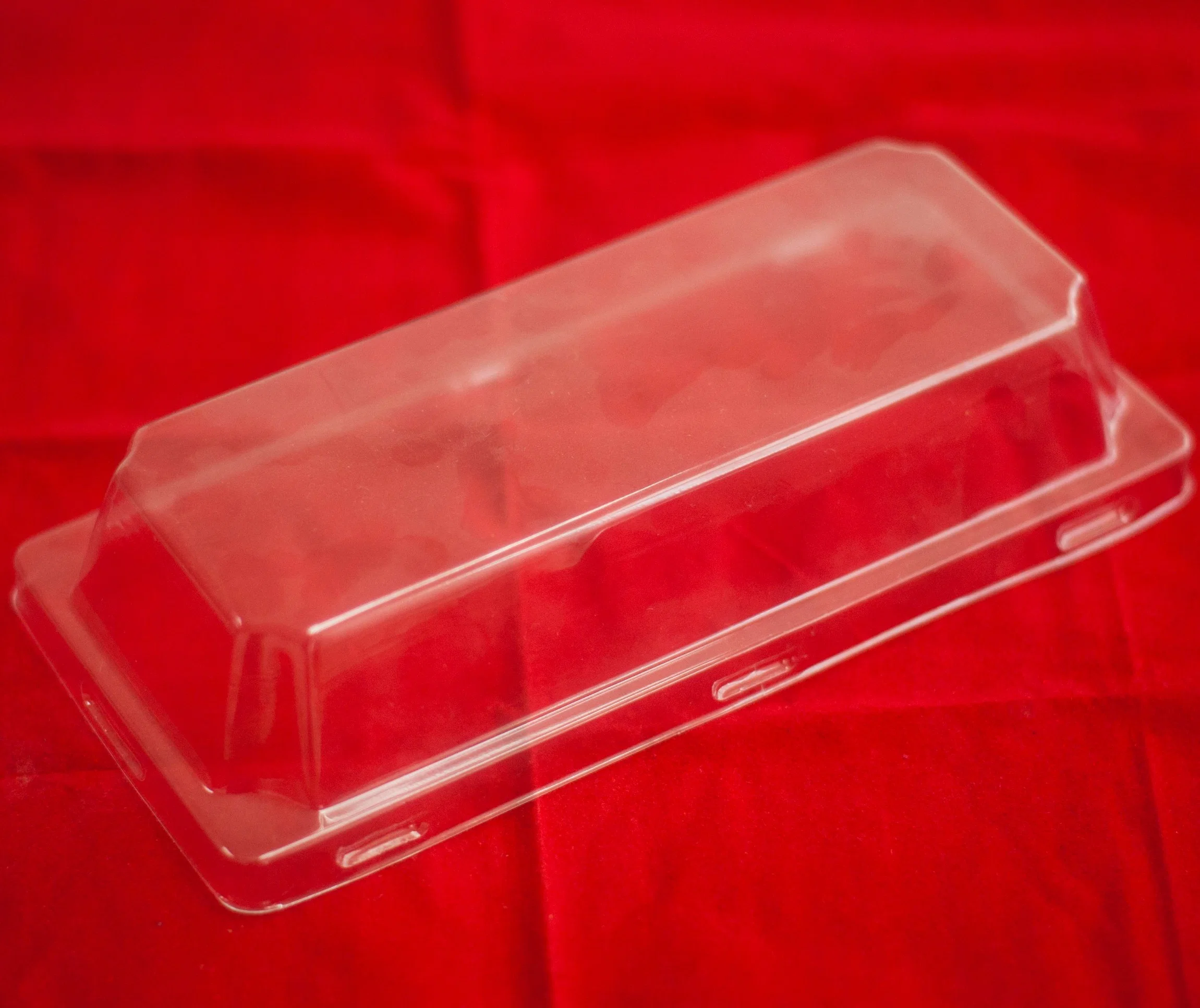 Plastic Polystyrene Transparent Puffed Food Container