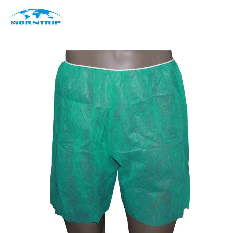 China Manufacturer Adult Sanitary Hygienic Disposable PP Non Woven Boxer for Men/Travel/SPA/Massage