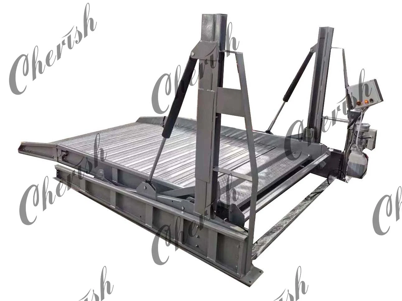 Automatic Duplicadores De Espacio Double Stack Two Post Hydraulic Tilting Car Parking Lift