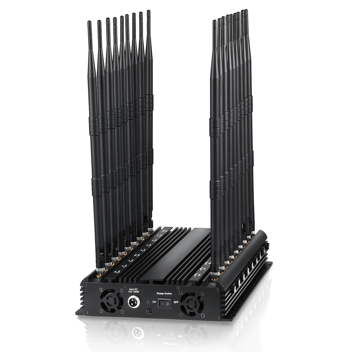 Adjustable Desktop 18 Antennas RF 5g Cell Phone Signal Jammer Blocking All Signals