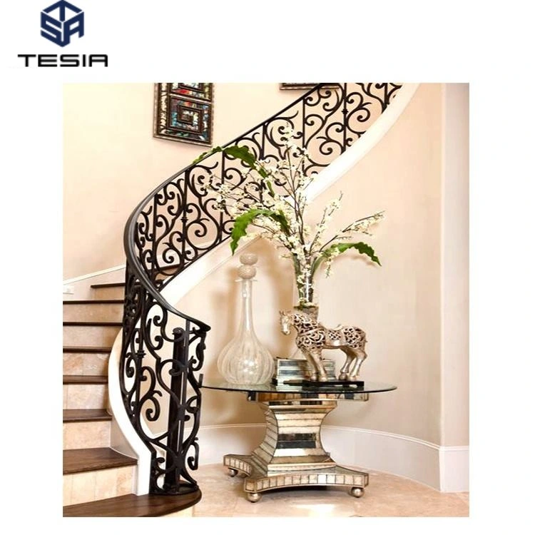 New Luxury Design Price Outdoor Wrought Iron Balcony Stair Railing