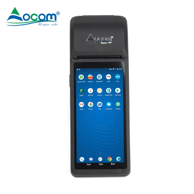 High Quality 5.5 Inch Android Handheld POS Terminal Fits Lottery Tickets POS Machine with CE FCC