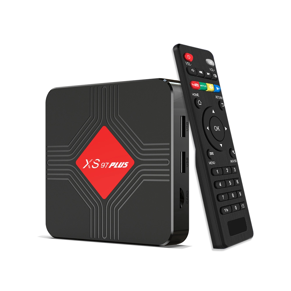 Smart Xs97 Plus Amlogic S905W2 Quad Core Android 11 Bt 5.2 TV Box for Android