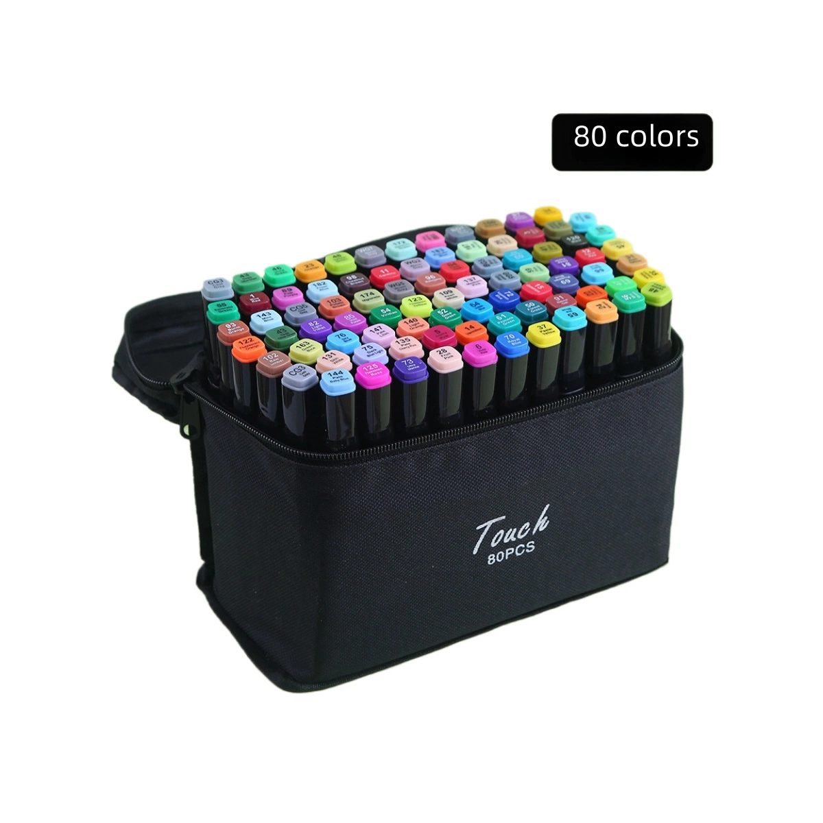 Children's Art Pen Double-Headed Quick-Dry Color Marker Brush Set