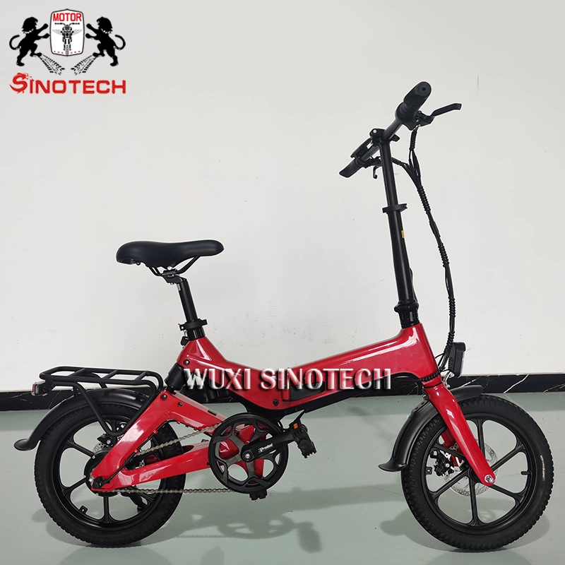 Fast Folding 14&prime; &prime; Electric Bike 25km/H 350W 36V 7.8ah Removable Lithium Battery European Hot Selling Electric Bike Folding Bicycle