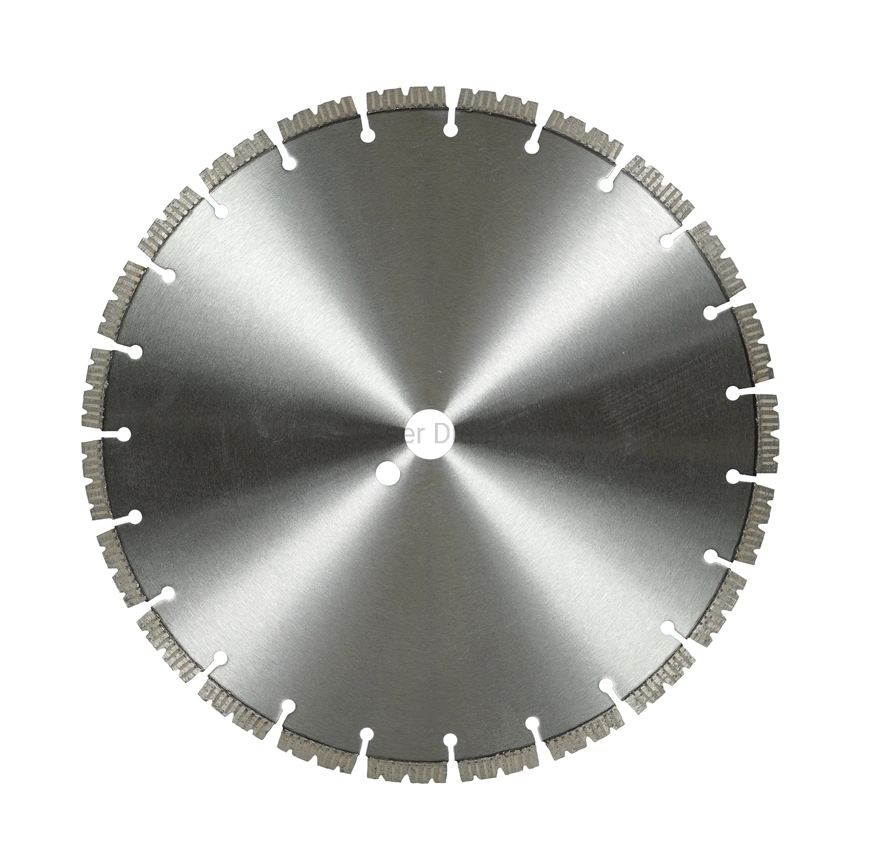 Soudage au laser Diamond Lames de scie circulaire pour la coupe de guérir le béton