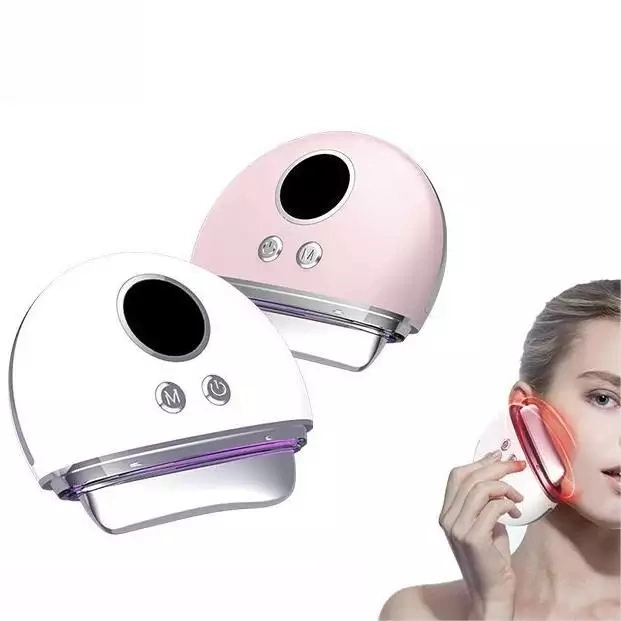 Face à des vibrations Masseur de recharge USB Guasha beauté Outil électrique