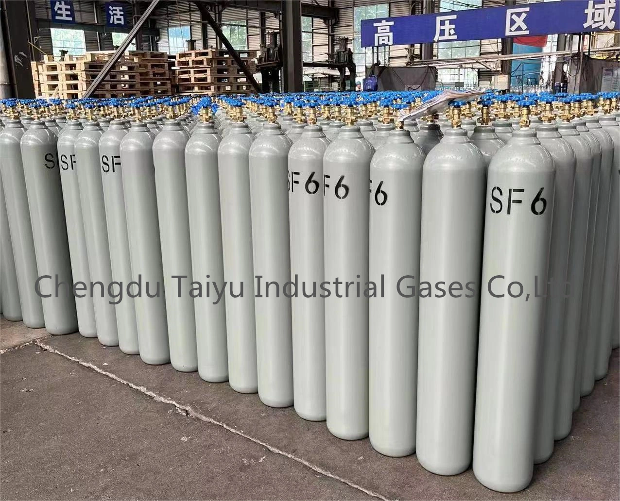 Industrial Grade 99.995% 99.999% Sf6 Sulfur Hexafluoride Gas 500L Cylinder