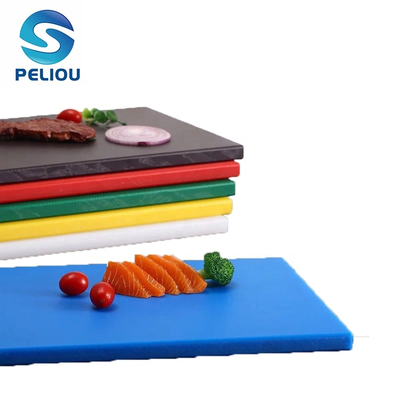 Non Slip Promotional Extra Large Organic Plastic PE Cutting Board Chopping Sheet for Kitchen