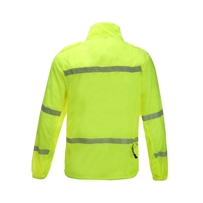 Good Quality Reflective Safety Sports Jacket Reflective Running Outdoor Cycling Night Safety Sports Clothes