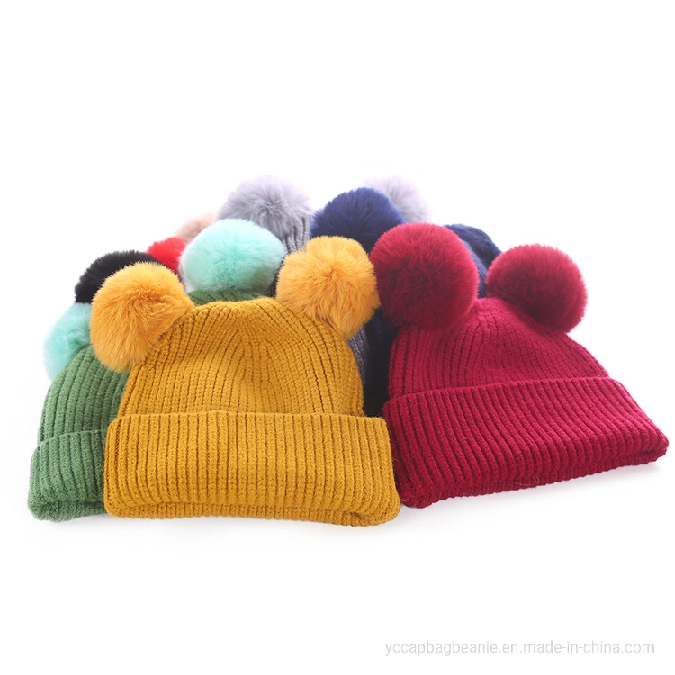 La moda invierno Ocio Niños Los niños conjunto de bufanda Gorro de punto