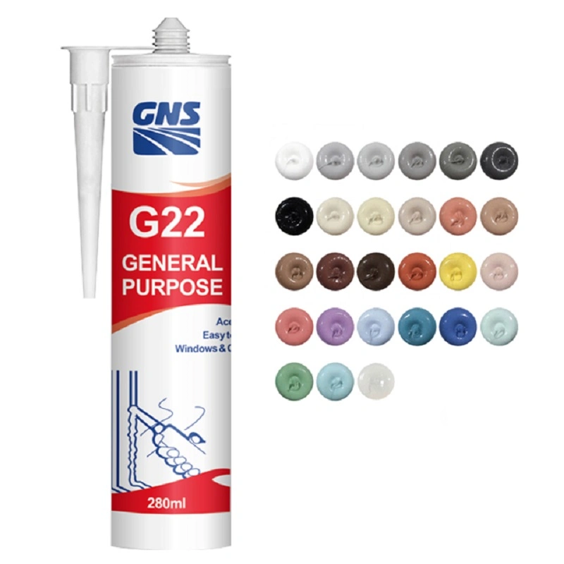 L'appui OEM noir blanc gris clair et de couleur spéciale de la colle verre polyvalent acétique RTV Silicone adhérent