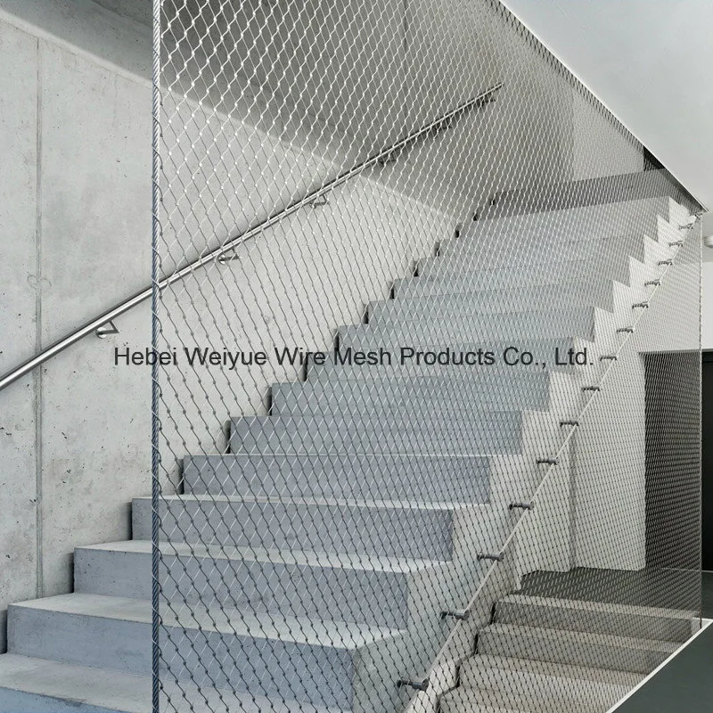 Stainless Steel Staircase Railing Mesh for Protection