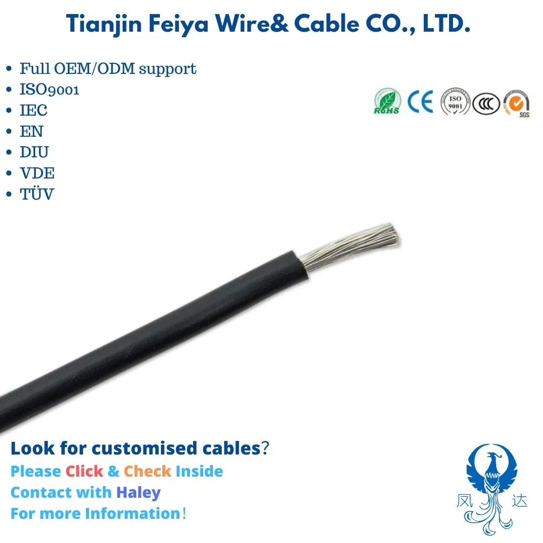 8 AWG de PVC flexible Cable de silicona ultra Sia/Siaf Cable de cobre aluminio Cable eléctrico de control de Cable Ascensor Cable de goma resistente al agua