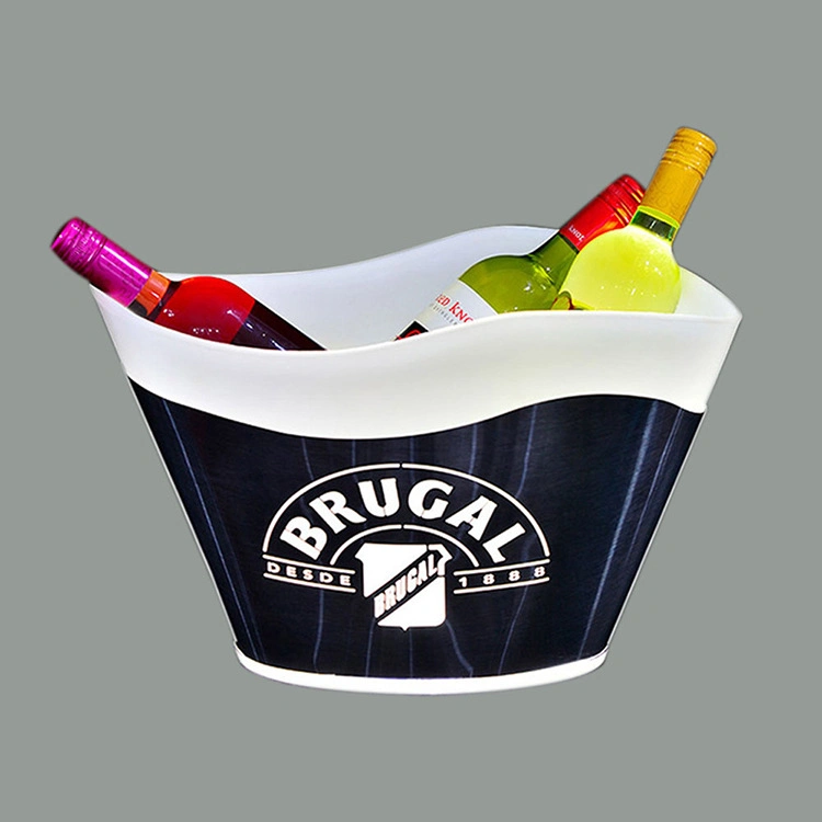 FIESTA DE CHILLER DE vino DE LED bebida cerveza Champagne Ice Bucket para Fiesta Noche Bar Boda