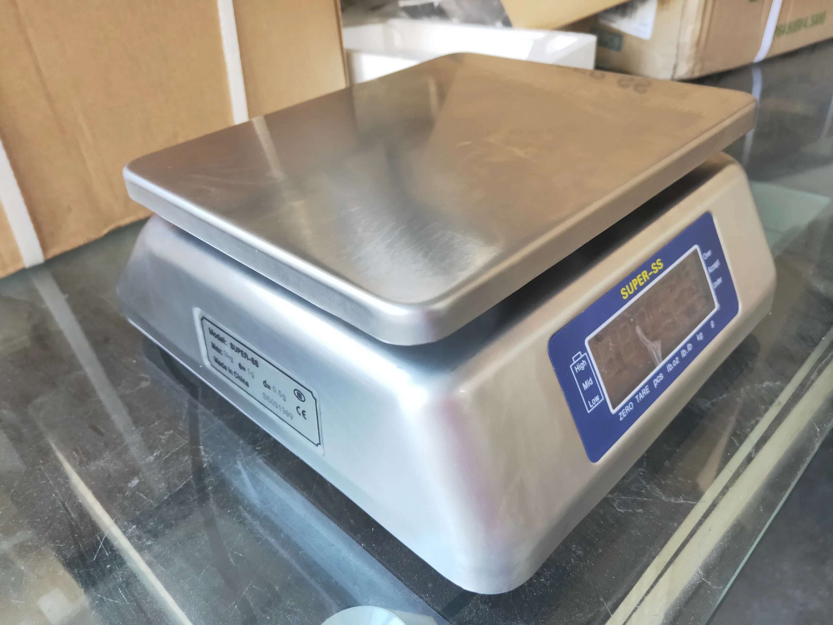 3kg 6kg 30kg Electronic Stainless Steel Water Proof Food Weight Scale