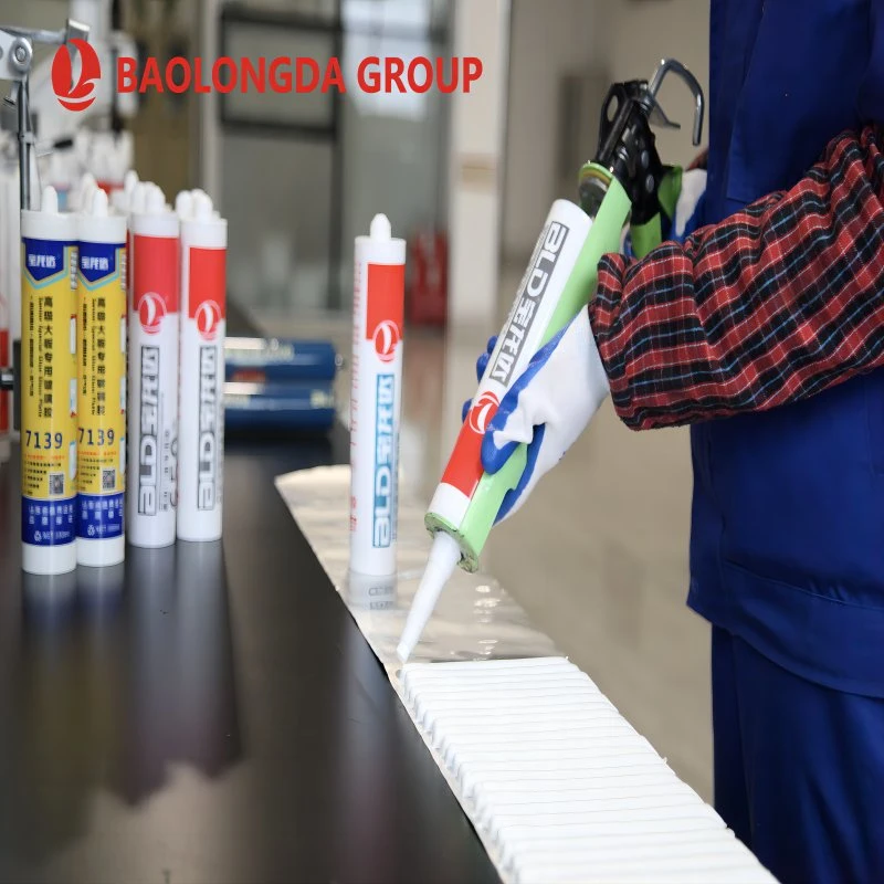 Cheap Price Transparent High-Temp Silicone Sealant Neutral Building Material Fire Resistant Adhesive for Other Construction