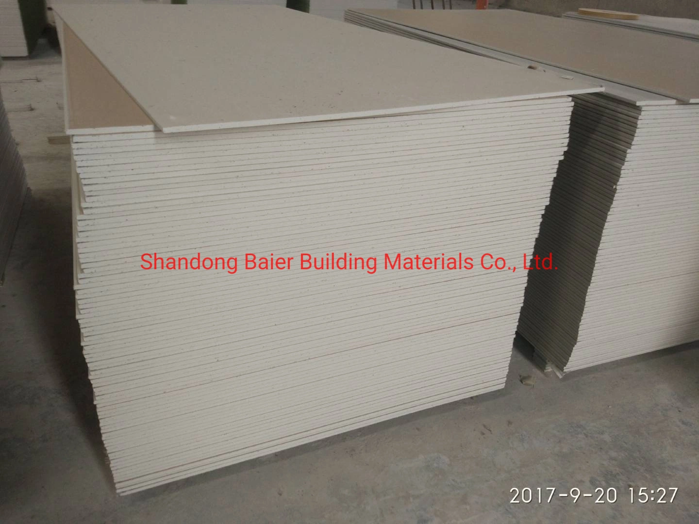 Baier 9mm/9.5mm/12mm Fiberglass Gypsum Board/Plasterboard/Drywall False Ceiling