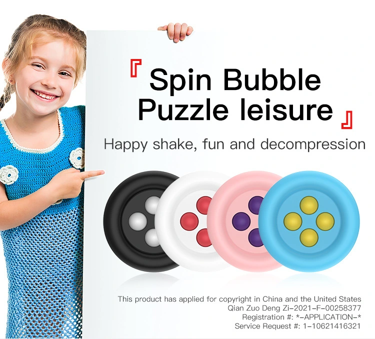 New Arrival Kid Toys Spin Bubble Puzzle Leisure