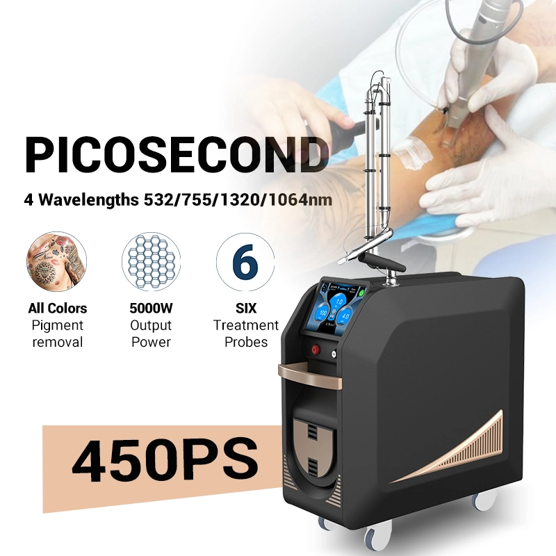 Picosecond Laser Carbon Black Doll Facial Q Switched ND YAG Pico Laser Beauty Equipment