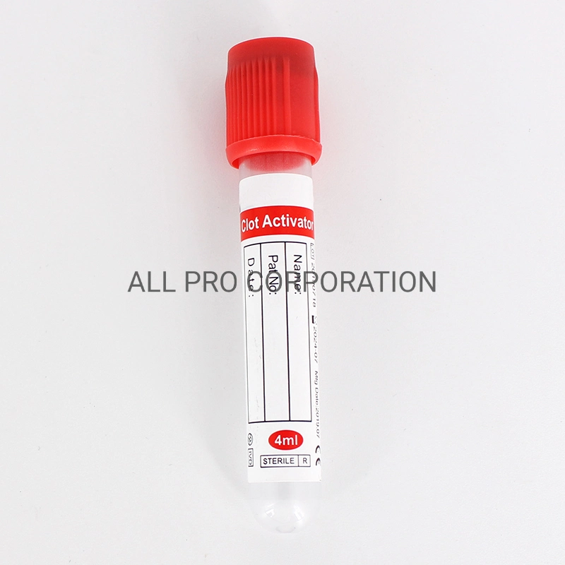 Disposable Medical Supplies PRO-Coagulation Clot Activator Vacuum Blood Collection Tube