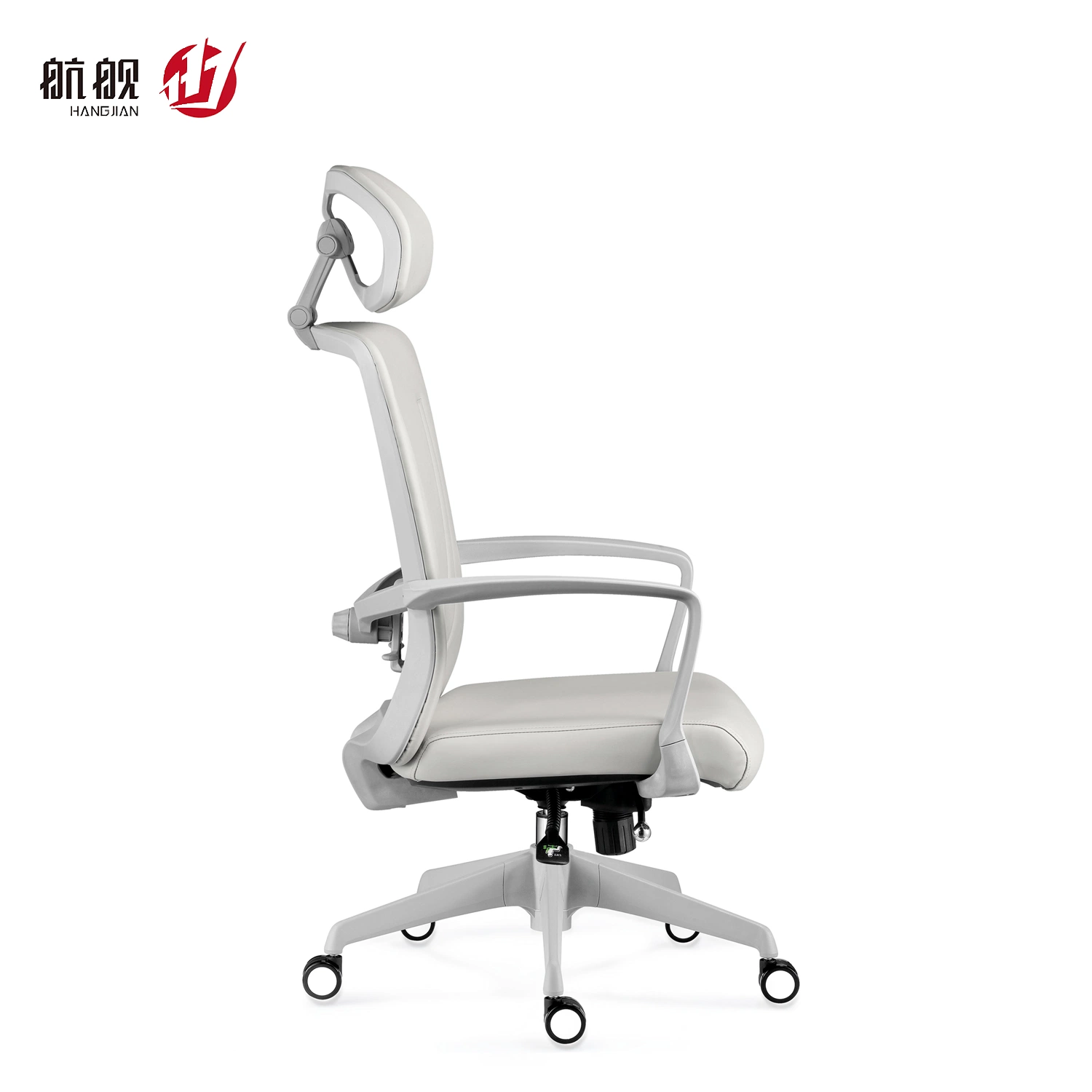 High Back Leather Office Chair Executive Multifunctional Ergonomic Working Chair