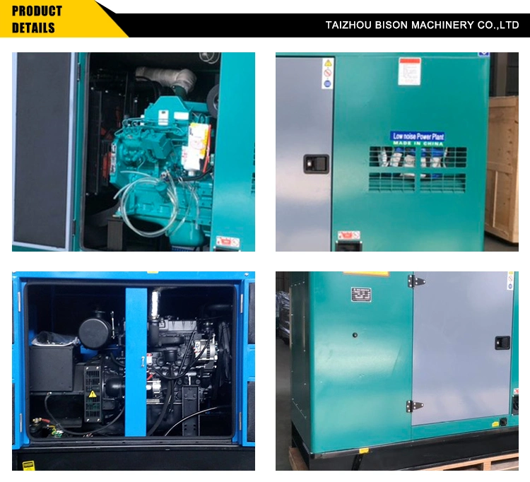 China Bison Economic Power AC 1/3phases Canopy 30kw 37.5kVA Silent Diesel Generator Genset