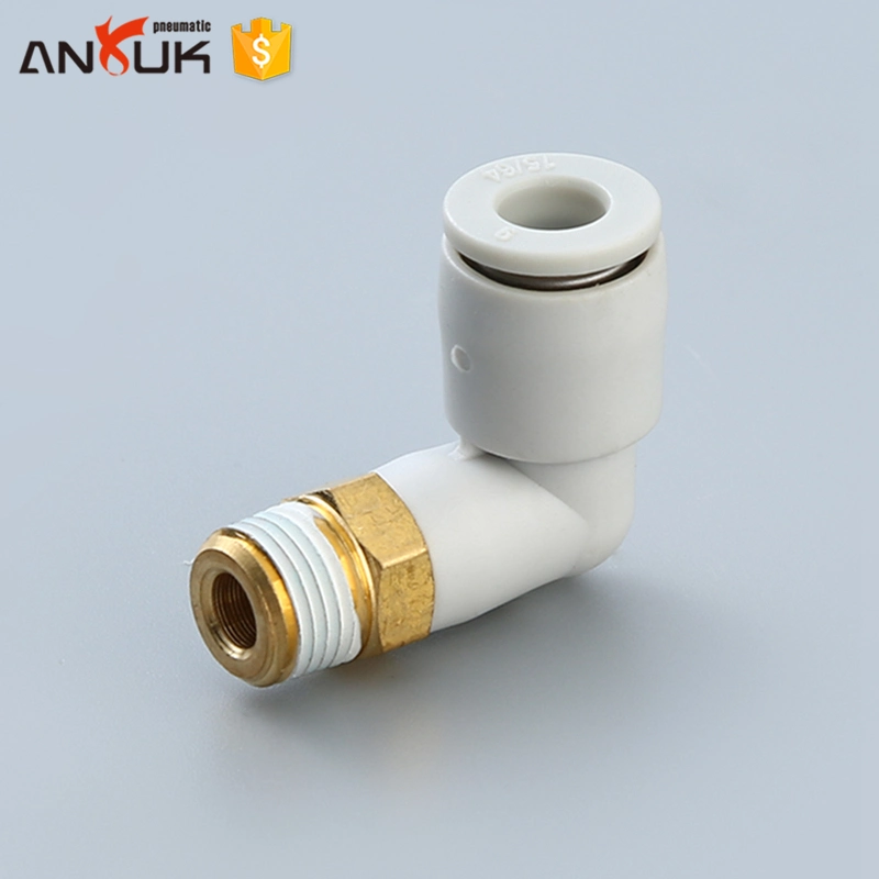 Kb2l Connector Plastic Union L Type Pneumatic Push in Tube Fitting