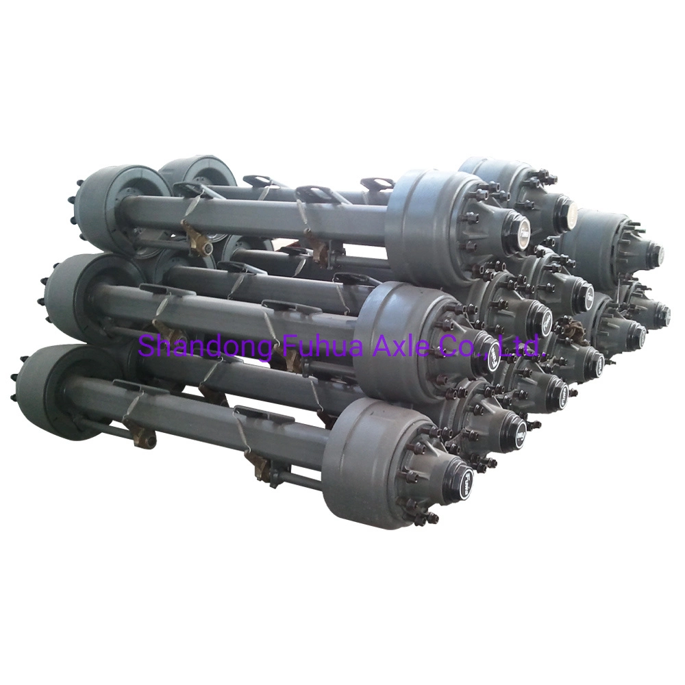 Truck Axle Trailer Parts Axle Rear Axle Drum Axle 13ton 16ton American Fuwa Type Axle with Inboard and Outboard