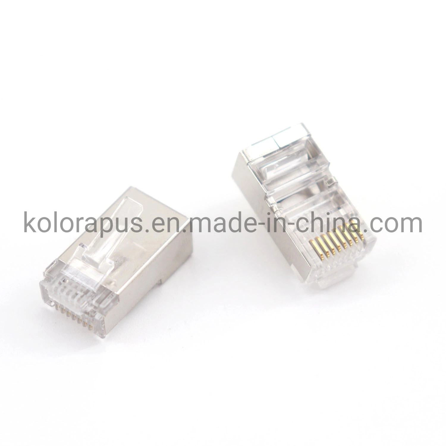 CAT5e geschirmter 8p8c Crystal Keystone Head Network End RJ45-Steckverbinder Stecker