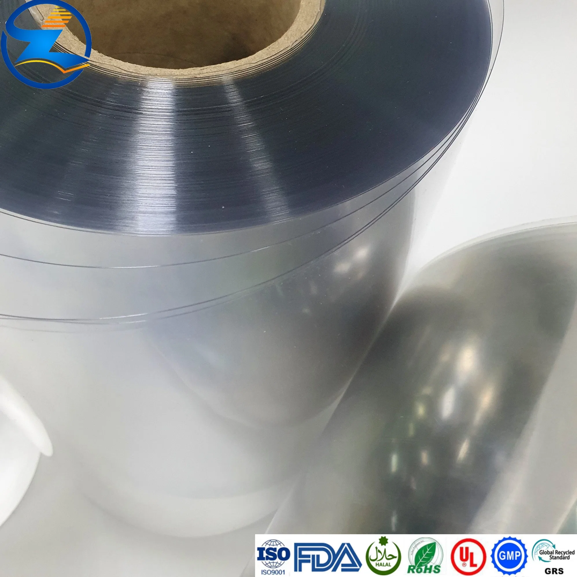 Customized ISO Quality Rigid Pet Films Raw Material for Drinks/Food Container/ Face Shield/Baking Packaging