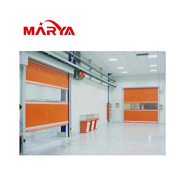 Shanghai Marya Pharmaceutical Cleanroom Door Stainless Steel with Rockwool Filler Chinese Factory