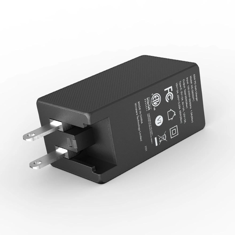 Nosotros GaN plegable 65W con cargador de 1 puertos USB-C