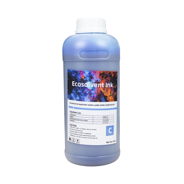 Eco Solvent Printing Ink for Dx5 XP600 I3200 Printheads Banner Printing Machine