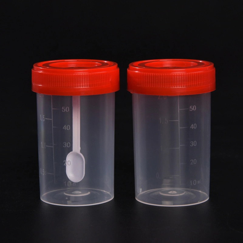 Disposable Sample Plastic Sterile Medical Disposal System Urine Test Collection Cup and Stool Container