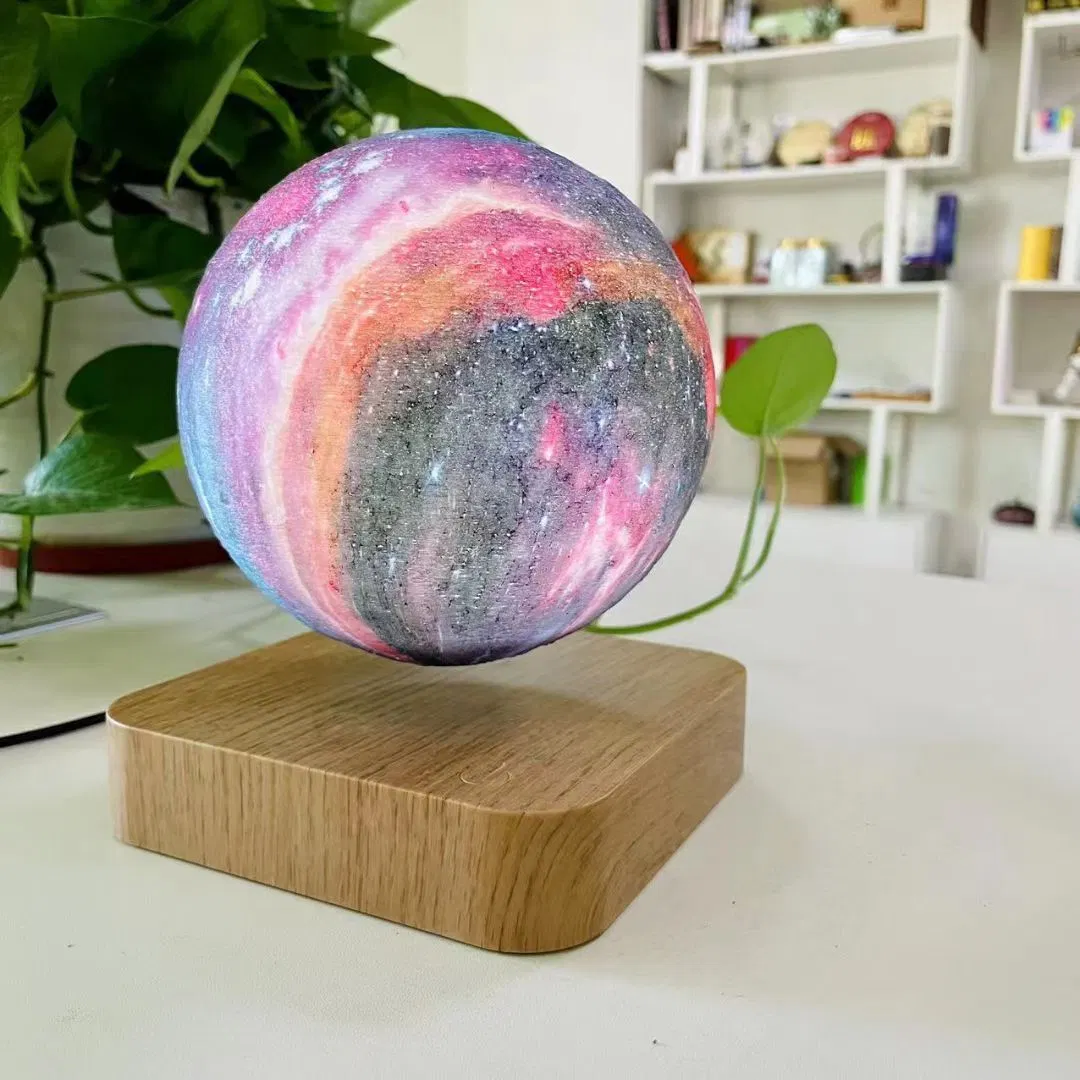 Magnetic Suspension Levitating Moon Lamp Night Light Floating and Spinning in Air Freely for Christmas Gift Decoration