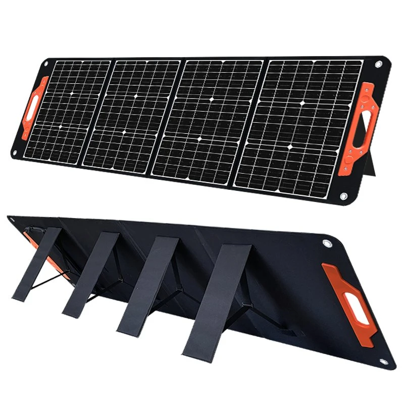 Fábrica directamente suministro de pequeños pliegues al aire libre portátil Panel para Camping 120W Foldable Paneles Solares plegable