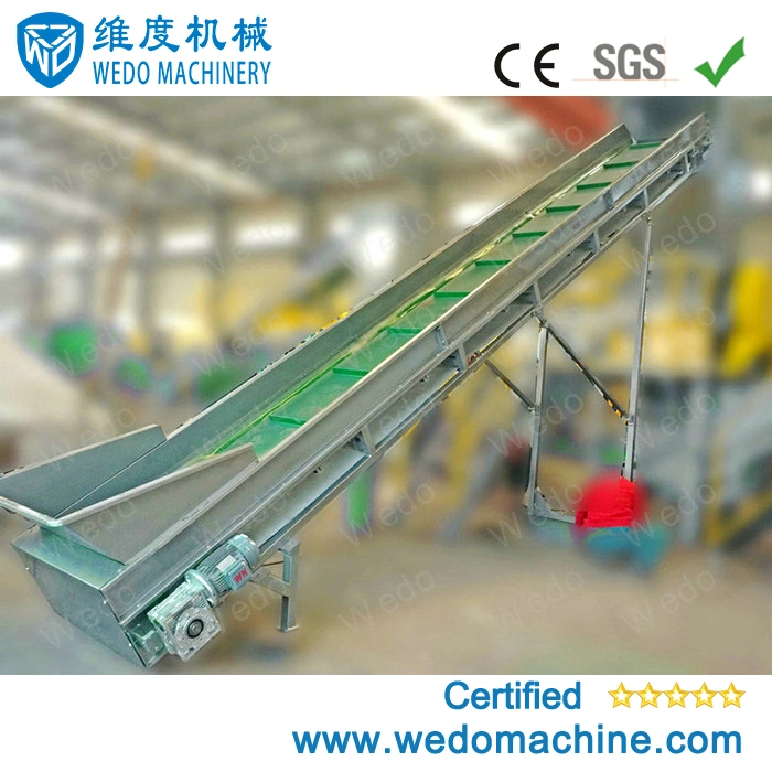 HDPE Drum/ PE Frame/ Block/ Can/ Bottle Crushing Washing Recycling Production Line