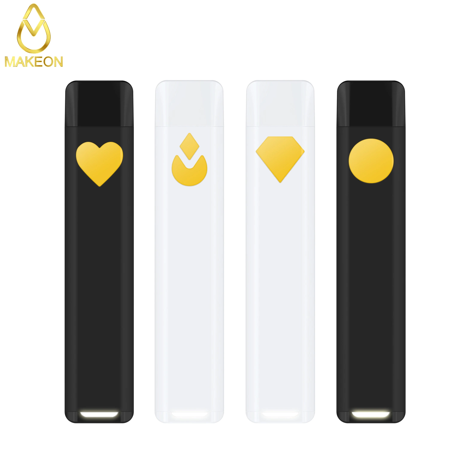 Makeon Dz Disposable Pod Device VAPE cartucho vacío de aceite grueso Batería recargable 350mAh incorporada logotipo de color personalizado OEM disponible