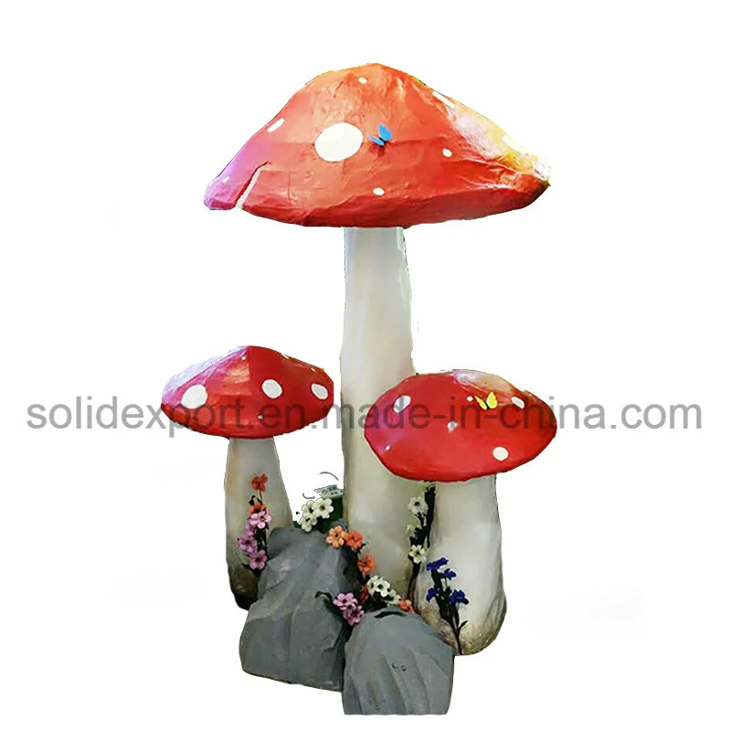 Beauty Window Display Props Shopping Mall Foam Mushroom for Amusement Park Decoration