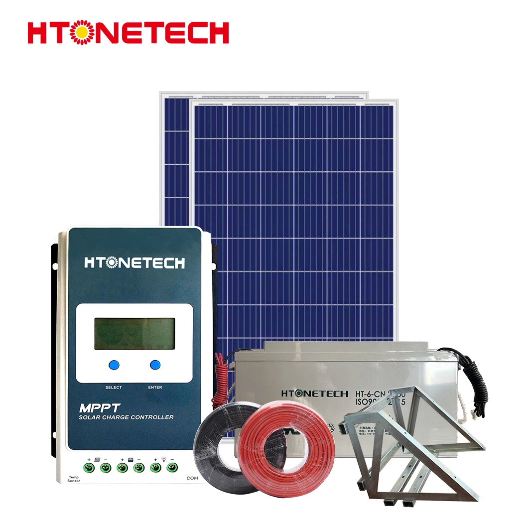 Htonetech Smart Hybrid Home off Grid Solar Systems Kit Factory China 8kw 10kw 51kw Solar Energy System for Commercial