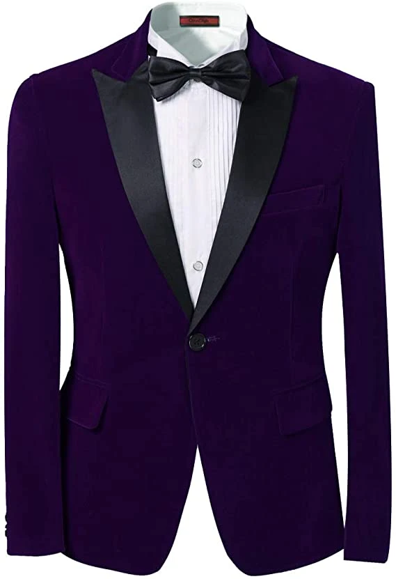 Corte estreito para homem fatos de casamento Moda vestuário Blazer formal