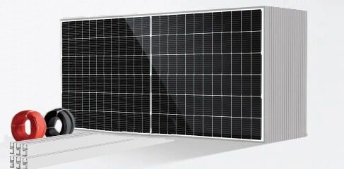 Monokristallines polykristallines Modul Photovoltaik ein/aus Netz Halbzelle Solar Systemleistung PV Halbzelle Photovoltaik PERC HJT Energiefeld Mit ISO