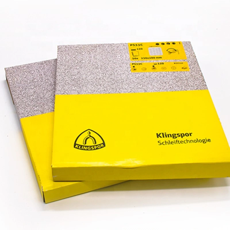 Sandpaper Klingspor White Color Waterproof Abrasive Sanding Paper for Grinding