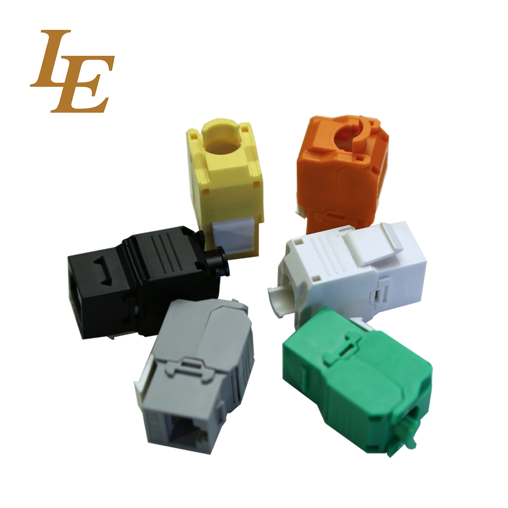 Le CAT6 Modular RJ45 Connectors UTP Keystone Jack