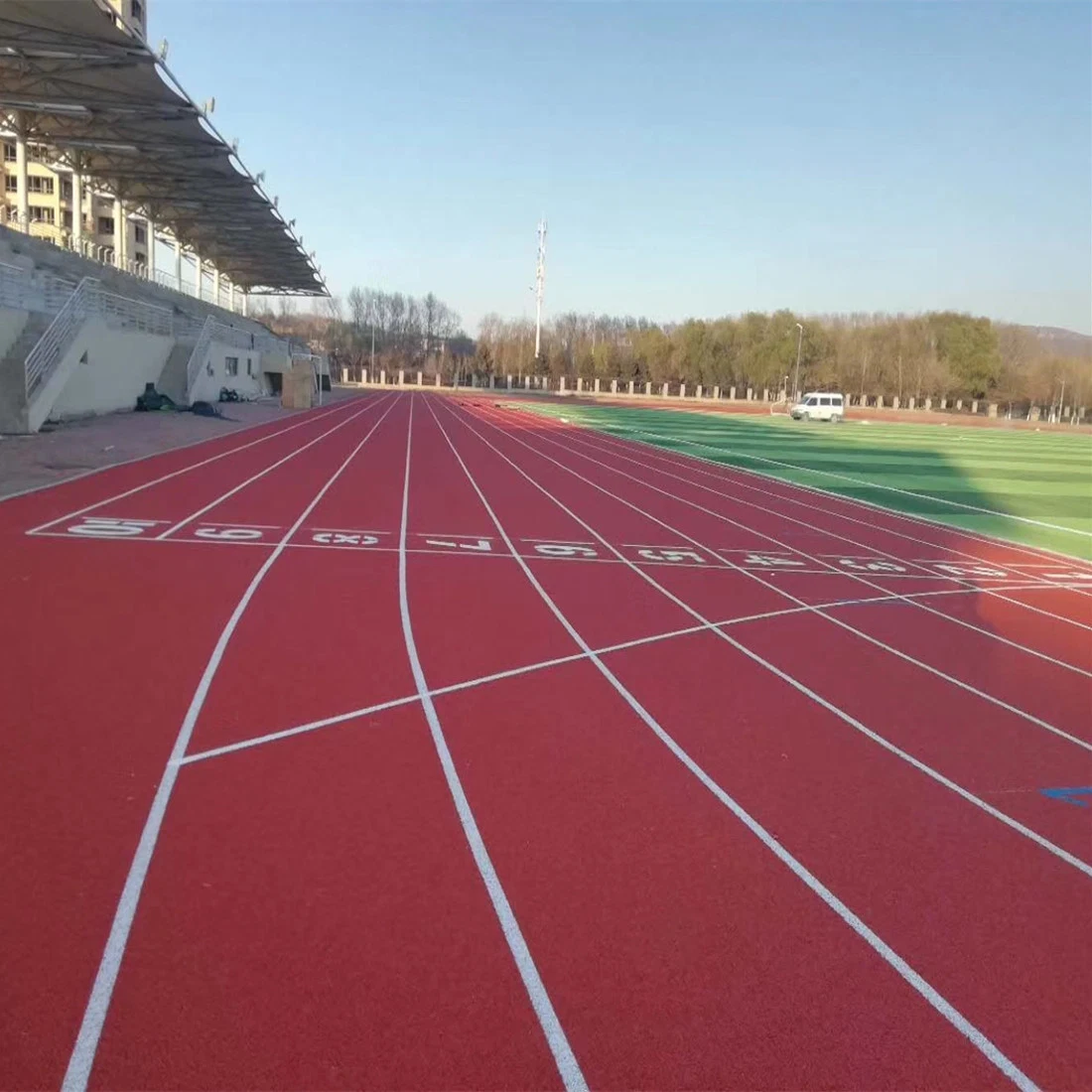 High Quality Field Stadium Running Track with EPDM Granules